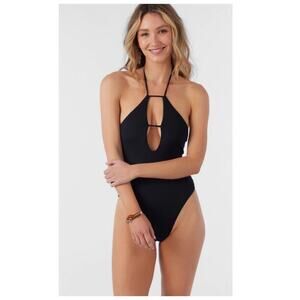 O'Neill Santa Cruz Saltwater Solids One-Piece Swimsuit Size XXL